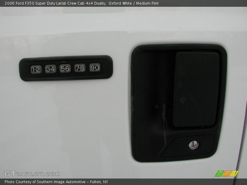 Oxford White / Medium Flint 2006 Ford F350 Super Duty Lariat Crew Cab 4x4 Dually