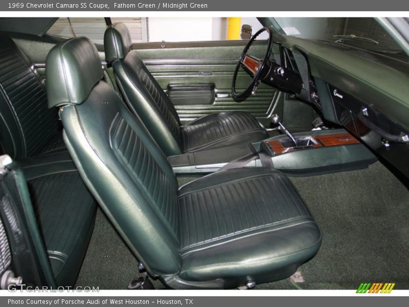  1969 Camaro SS Coupe Midnight Green Interior