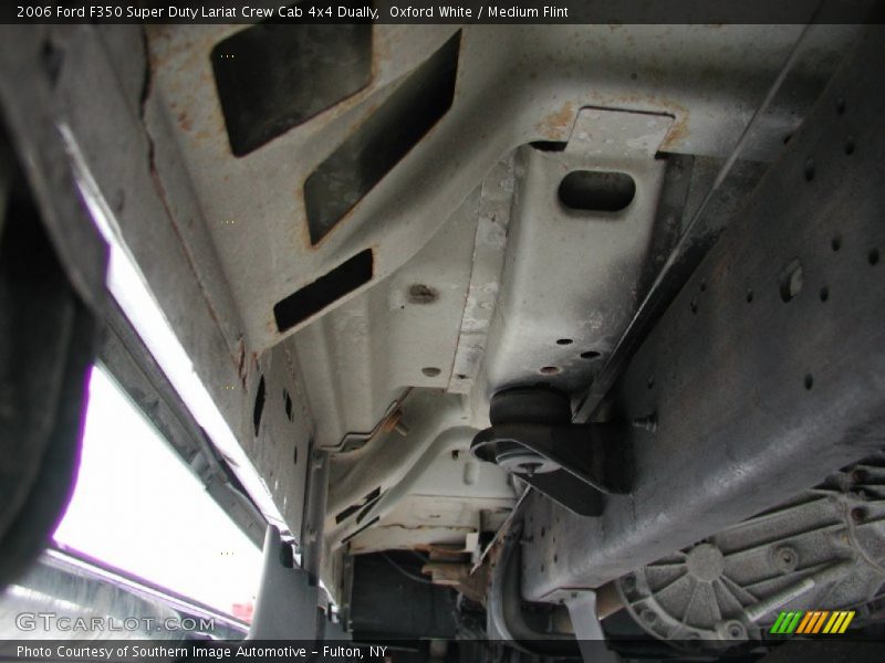 Undercarriage of 2006 F350 Super Duty Lariat Crew Cab 4x4 Dually