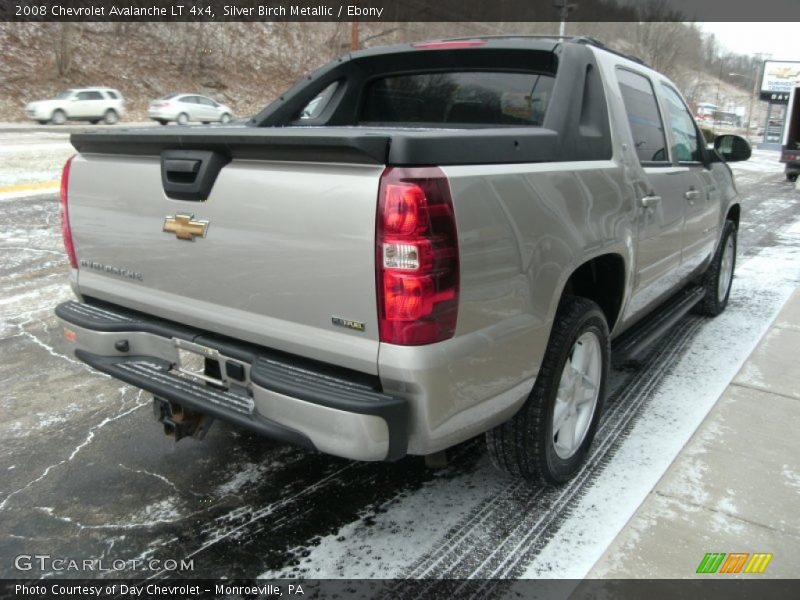 Silver Birch Metallic / Ebony 2008 Chevrolet Avalanche LT 4x4