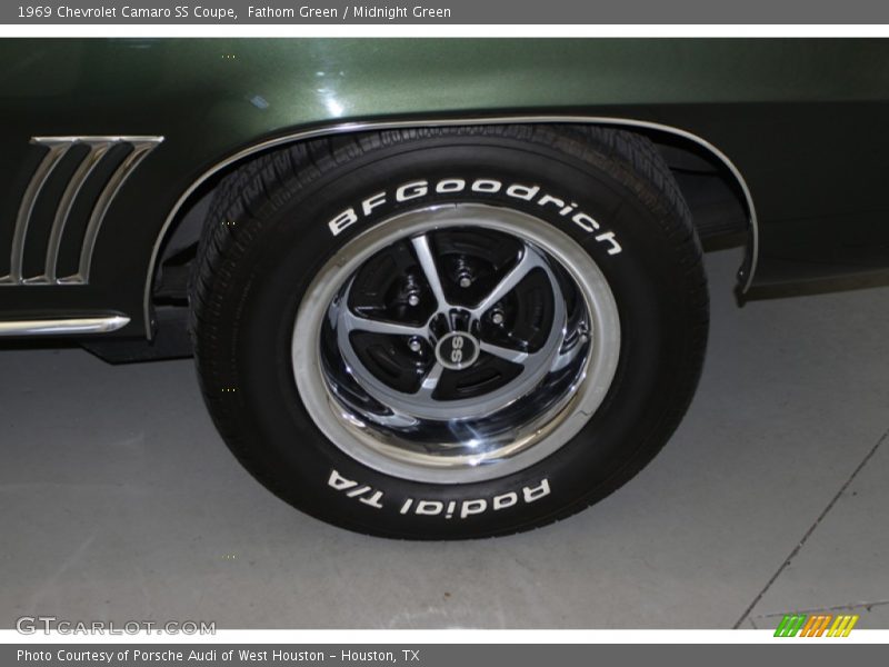 Fathom Green / Midnight Green 1969 Chevrolet Camaro SS Coupe