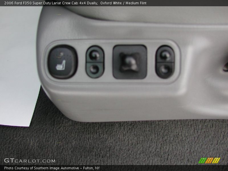 Oxford White / Medium Flint 2006 Ford F350 Super Duty Lariat Crew Cab 4x4 Dually