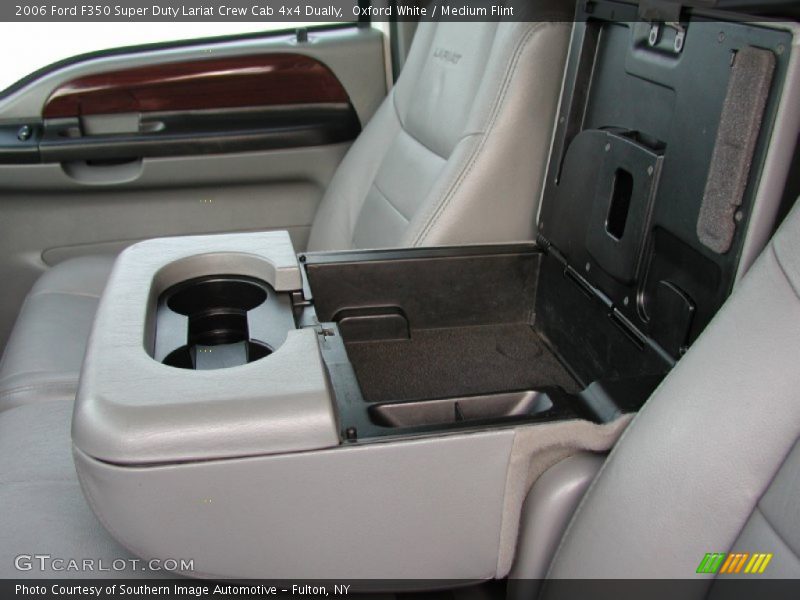 Oxford White / Medium Flint 2006 Ford F350 Super Duty Lariat Crew Cab 4x4 Dually