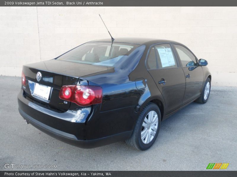 Black Uni / Anthracite 2009 Volkswagen Jetta TDI Sedan
