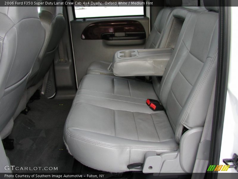 Oxford White / Medium Flint 2006 Ford F350 Super Duty Lariat Crew Cab 4x4 Dually
