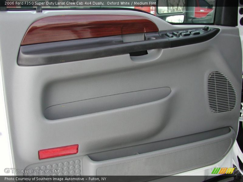 Oxford White / Medium Flint 2006 Ford F350 Super Duty Lariat Crew Cab 4x4 Dually