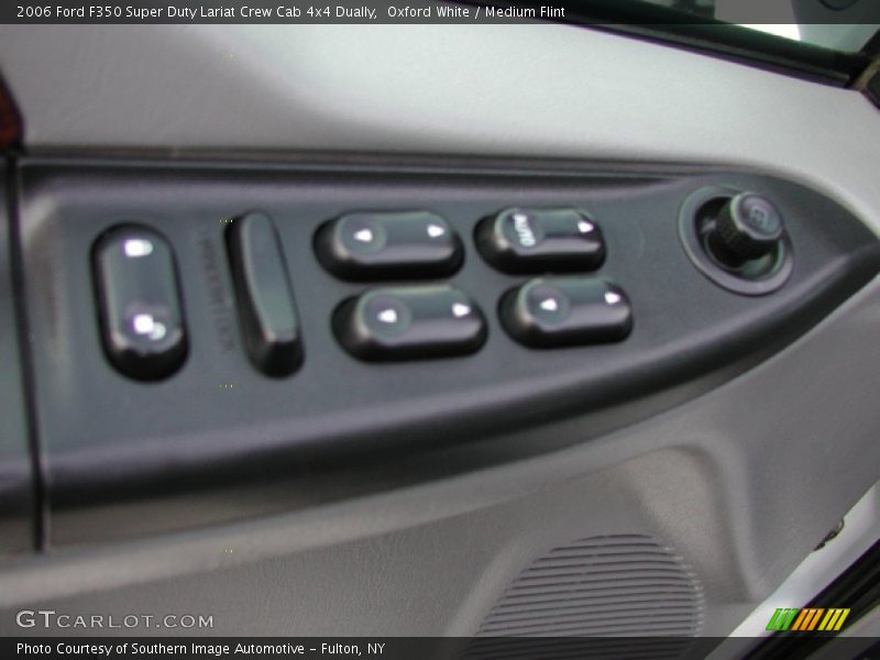 Oxford White / Medium Flint 2006 Ford F350 Super Duty Lariat Crew Cab 4x4 Dually