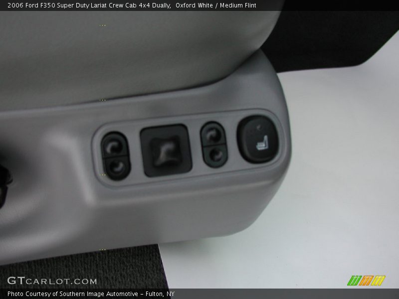 Oxford White / Medium Flint 2006 Ford F350 Super Duty Lariat Crew Cab 4x4 Dually