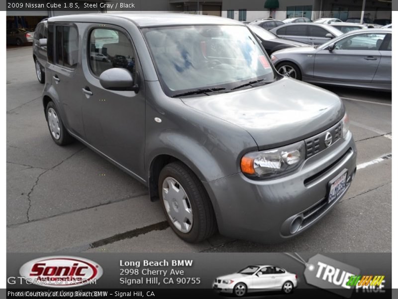 Steel Gray / Black 2009 Nissan Cube 1.8 S