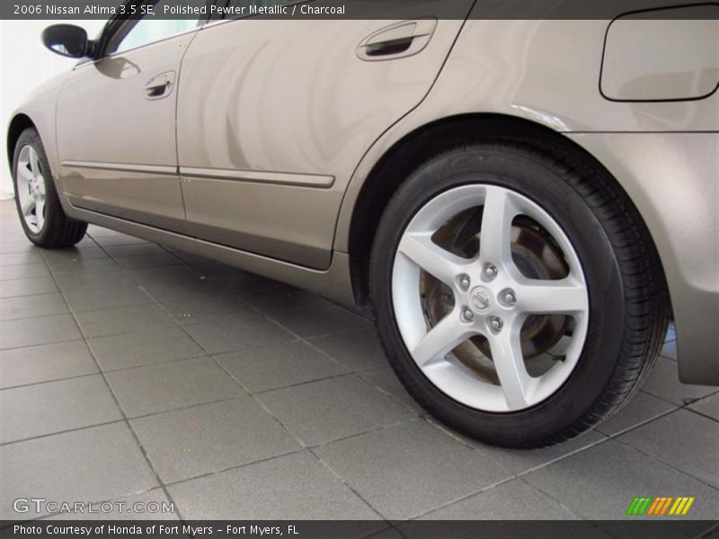 Polished Pewter Metallic / Charcoal 2006 Nissan Altima 3.5 SE