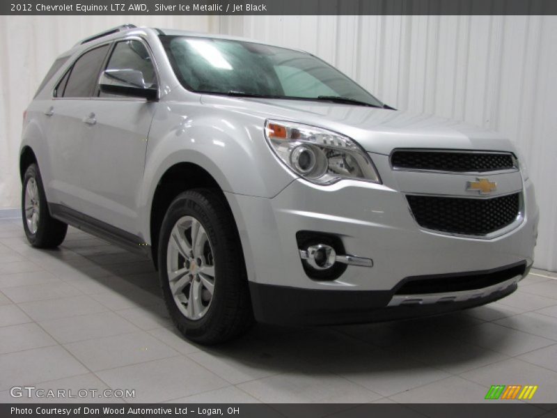Silver Ice Metallic / Jet Black 2012 Chevrolet Equinox LTZ AWD