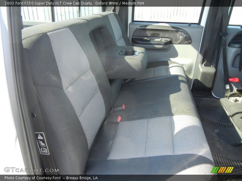 Oxford White / Medium Flint 2003 Ford F350 Super Duty XLT Crew Cab Dually