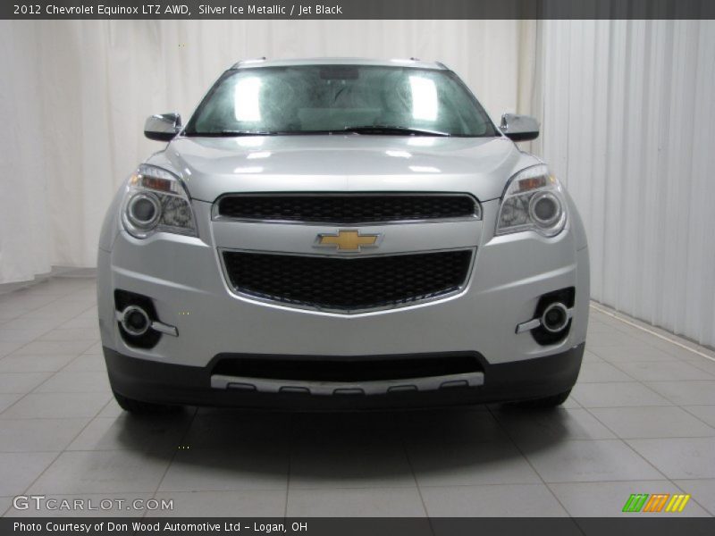 Silver Ice Metallic / Jet Black 2012 Chevrolet Equinox LTZ AWD