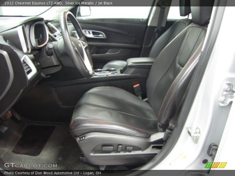 Silver Ice Metallic / Jet Black 2012 Chevrolet Equinox LTZ AWD