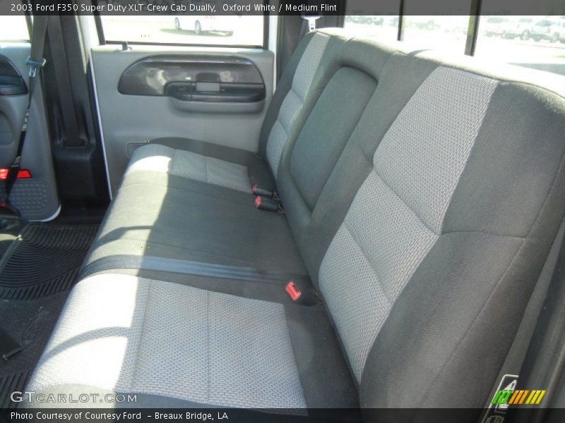 Oxford White / Medium Flint 2003 Ford F350 Super Duty XLT Crew Cab Dually