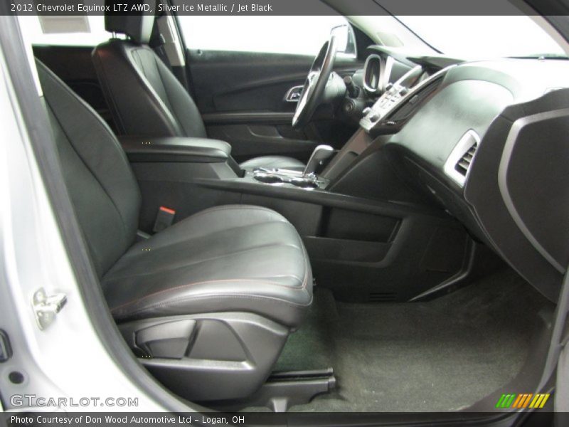 Silver Ice Metallic / Jet Black 2012 Chevrolet Equinox LTZ AWD