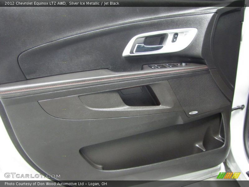 Silver Ice Metallic / Jet Black 2012 Chevrolet Equinox LTZ AWD