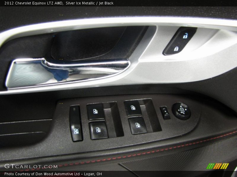 Silver Ice Metallic / Jet Black 2012 Chevrolet Equinox LTZ AWD