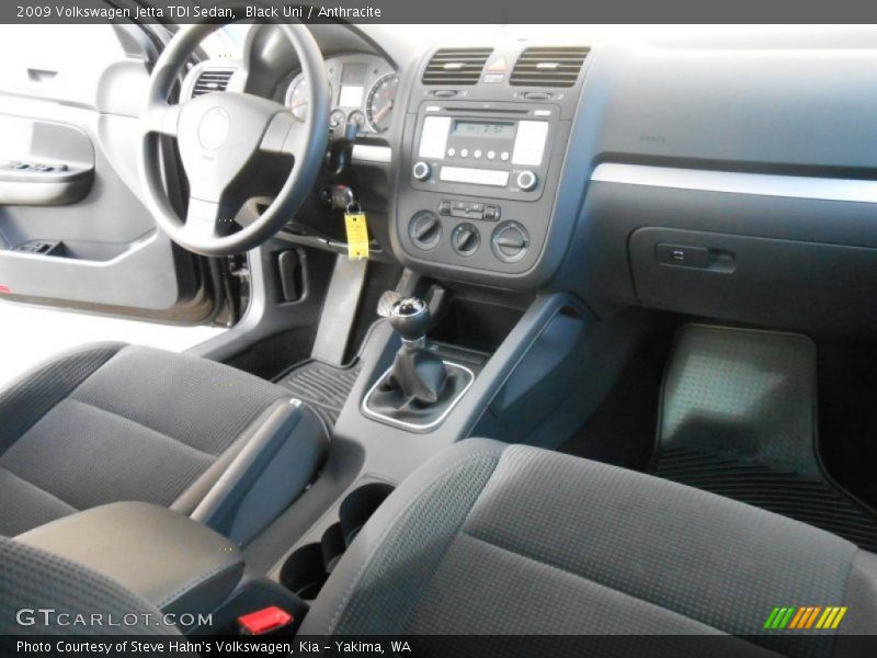 Black Uni / Anthracite 2009 Volkswagen Jetta TDI Sedan