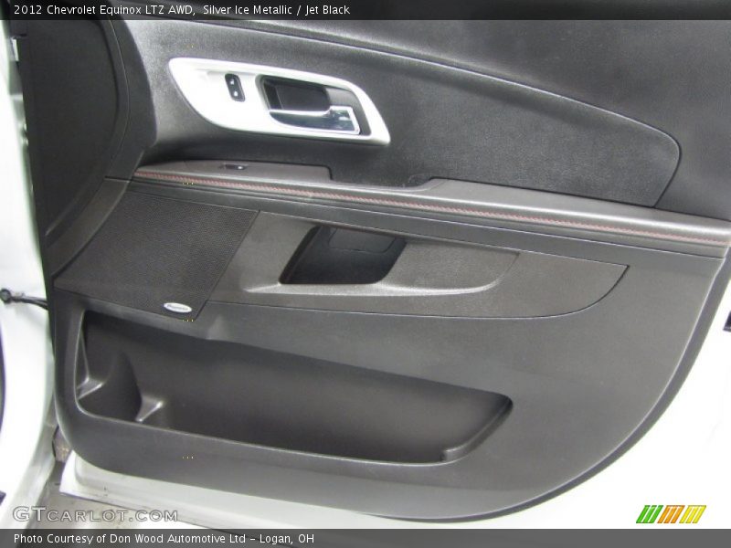 Silver Ice Metallic / Jet Black 2012 Chevrolet Equinox LTZ AWD