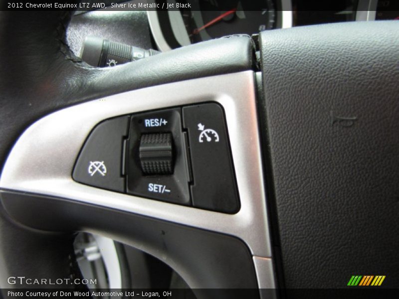 Silver Ice Metallic / Jet Black 2012 Chevrolet Equinox LTZ AWD