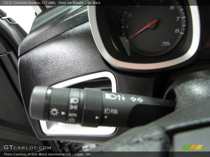 Silver Ice Metallic / Jet Black 2012 Chevrolet Equinox LTZ AWD