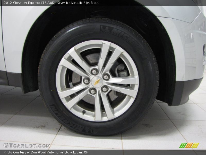 Silver Ice Metallic / Jet Black 2012 Chevrolet Equinox LTZ AWD