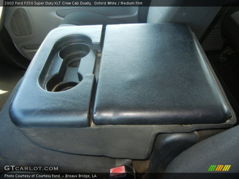 Oxford White / Medium Flint 2003 Ford F350 Super Duty XLT Crew Cab Dually