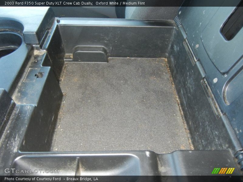Oxford White / Medium Flint 2003 Ford F350 Super Duty XLT Crew Cab Dually