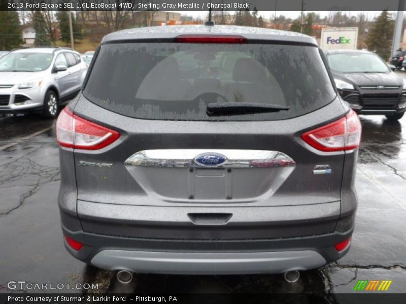 Sterling Gray Metallic / Charcoal Black 2013 Ford Escape SEL 1.6L EcoBoost 4WD