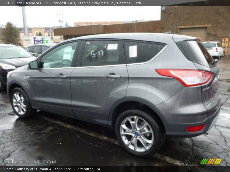 Sterling Gray Metallic / Charcoal Black 2013 Ford Escape SEL 1.6L EcoBoost 4WD