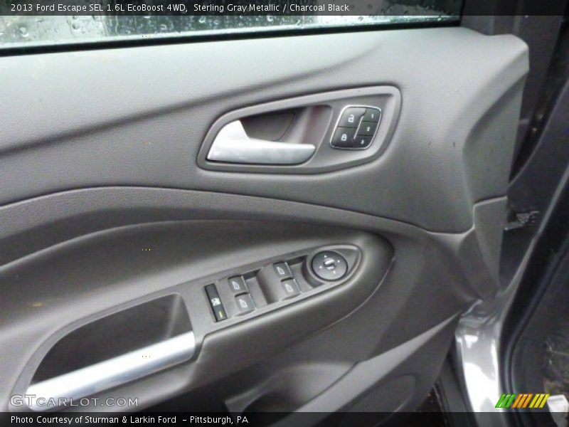 Sterling Gray Metallic / Charcoal Black 2013 Ford Escape SEL 1.6L EcoBoost 4WD