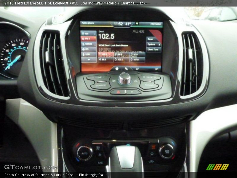 Sterling Gray Metallic / Charcoal Black 2013 Ford Escape SEL 1.6L EcoBoost 4WD