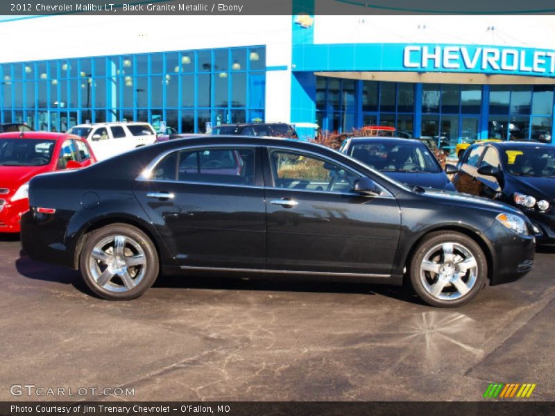 Black Granite Metallic / Ebony 2012 Chevrolet Malibu LT