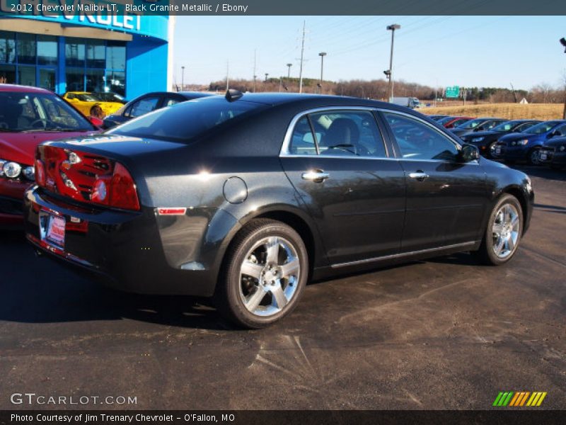 Black Granite Metallic / Ebony 2012 Chevrolet Malibu LT