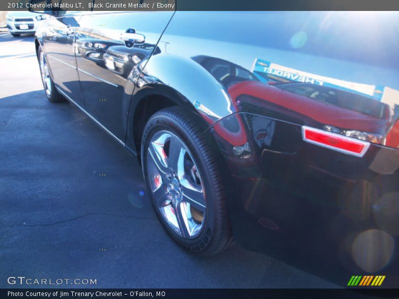 Black Granite Metallic / Ebony 2012 Chevrolet Malibu LT