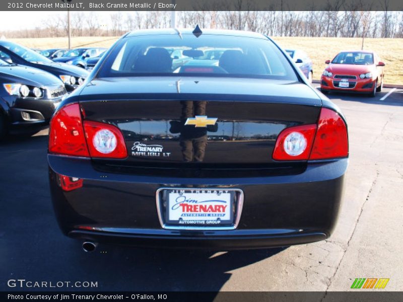 Black Granite Metallic / Ebony 2012 Chevrolet Malibu LT