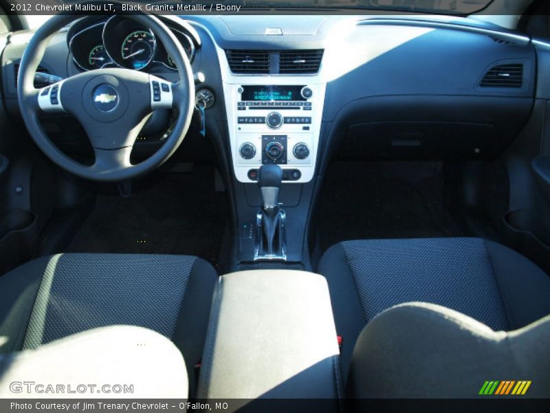 Black Granite Metallic / Ebony 2012 Chevrolet Malibu LT