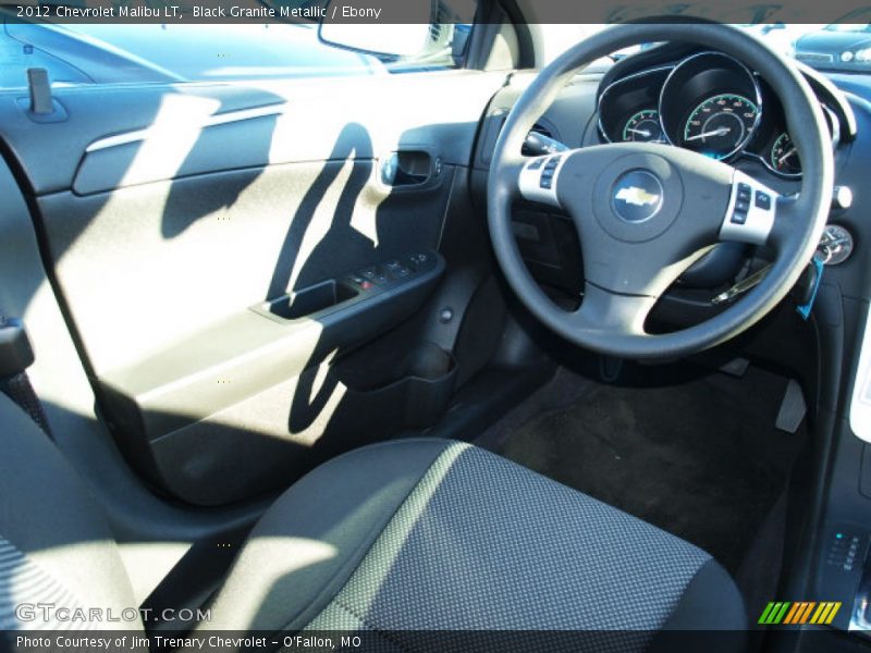 Black Granite Metallic / Ebony 2012 Chevrolet Malibu LT