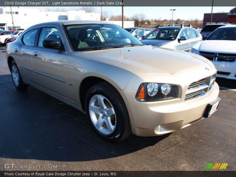 Light Sandstone Metallic / Dark Slate Gray 2009 Dodge Charger SXT