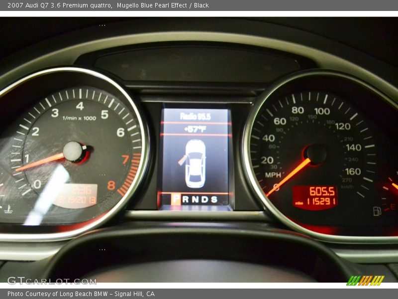 Mugello Blue Pearl Effect / Black 2007 Audi Q7 3.6 Premium quattro