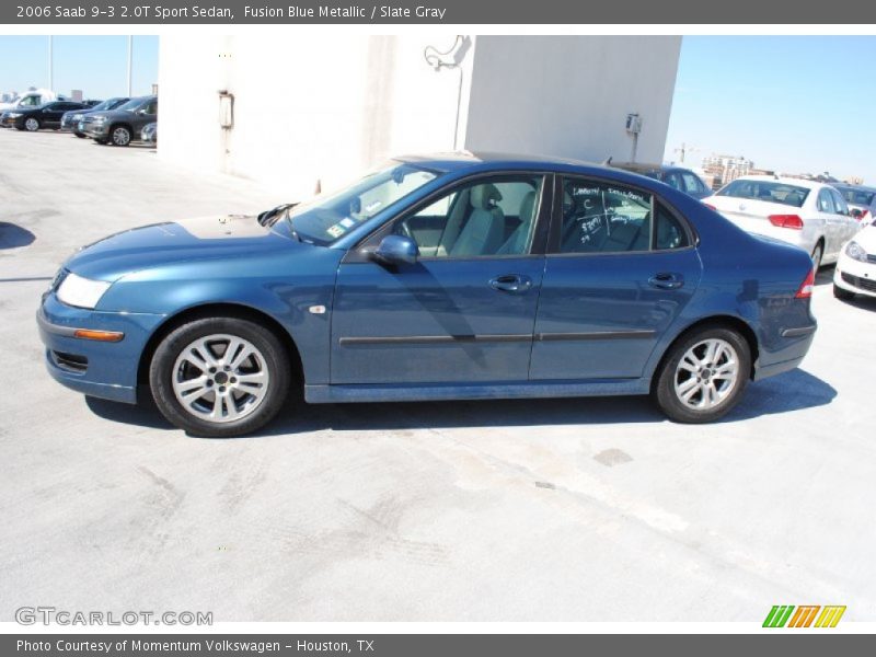 Fusion Blue Metallic / Slate Gray 2006 Saab 9-3 2.0T Sport Sedan