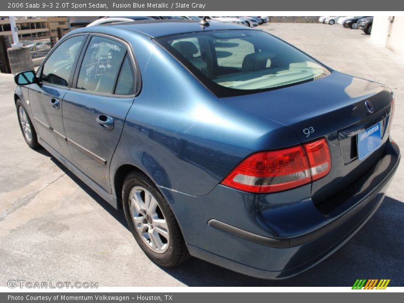 Fusion Blue Metallic / Slate Gray 2006 Saab 9-3 2.0T Sport Sedan