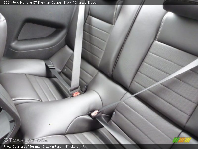 Rear Seat of 2014 Mustang GT Premium Coupe