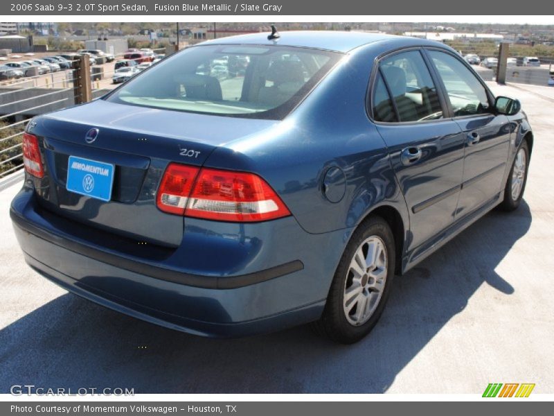 Fusion Blue Metallic / Slate Gray 2006 Saab 9-3 2.0T Sport Sedan
