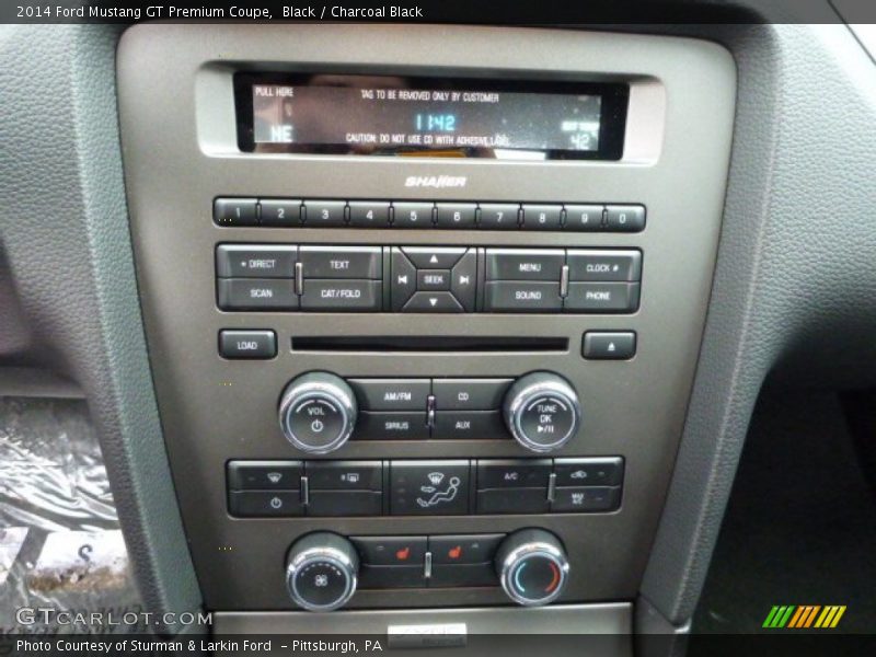Controls of 2014 Mustang GT Premium Coupe