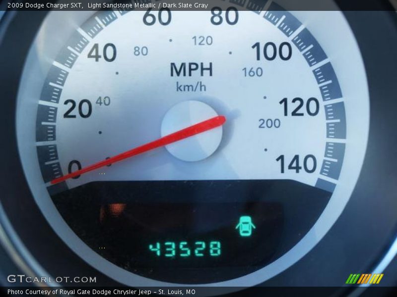 Light Sandstone Metallic / Dark Slate Gray 2009 Dodge Charger SXT