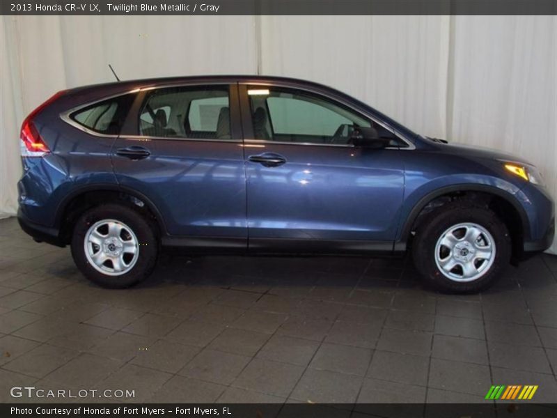 Twilight Blue Metallic / Gray 2013 Honda CR-V LX