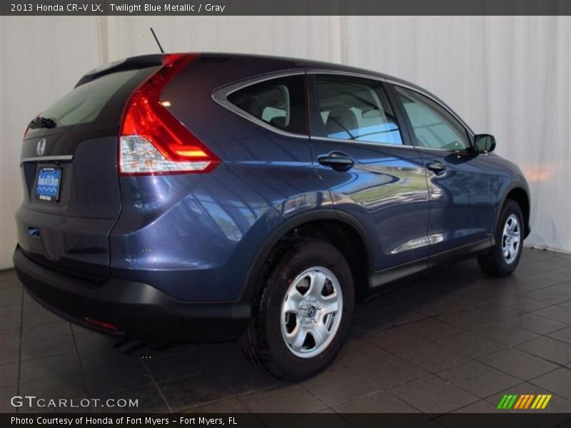 Twilight Blue Metallic / Gray 2013 Honda CR-V LX