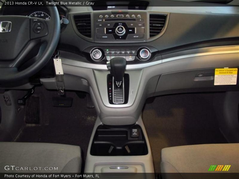 Twilight Blue Metallic / Gray 2013 Honda CR-V LX